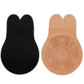 New Product Rabbit Ear Silicone Self Adhesive Push Up Bras Invisible Strapless Lifting Nipple Covers